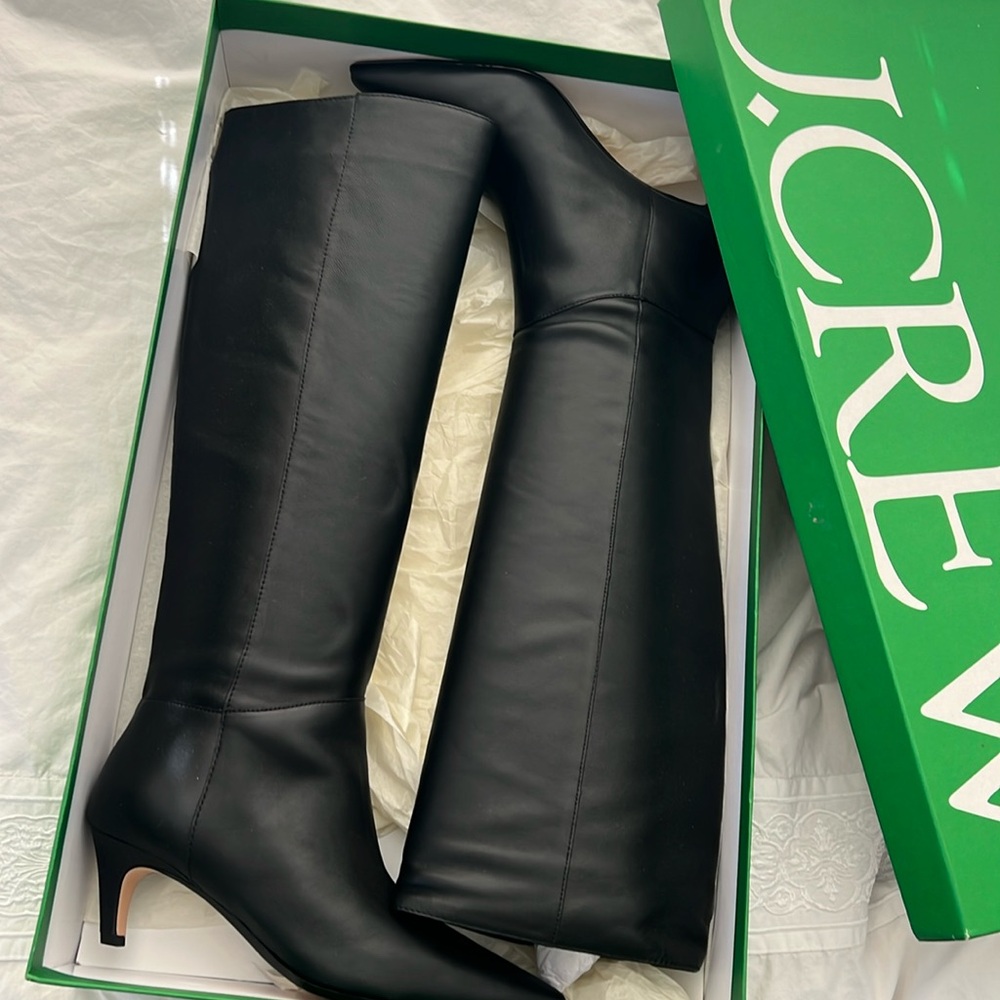 Brand New J Crew Stevie knee high boots